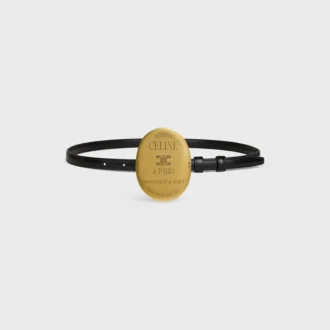 Maison Celine Belt 13Mm in Taurillon Leather
