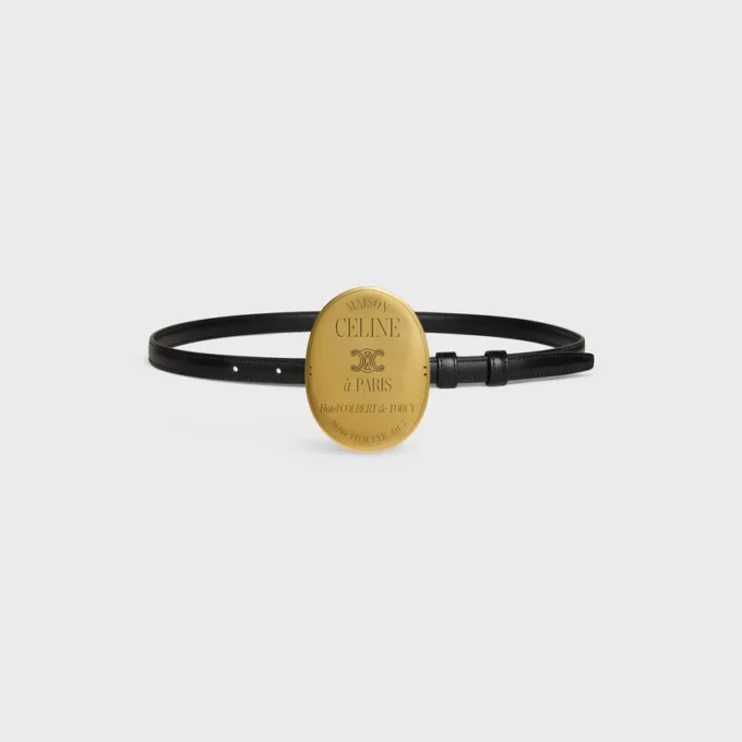 Maison Celine Belt 13Mm in Taurillon Leather Maison Celine Belt 13Mm in Taurillon Leather