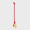 Maison Celine Medallion Charm in Smooth Lambskin and Metal Maison Celine Medallion Charm in Smooth Lambskin and Metal