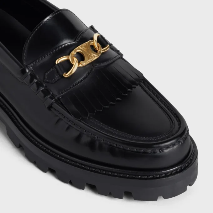 Margaret Loafer with Triomphe in Polished Bull Margaret Loafer with Triomphe in Polished Bull