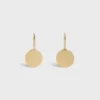 Medaille Celine Earrings in Yellow Gold and Diamonds