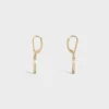 Medaille Celine Earrings in Yellow Gold and Diamonds