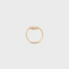 Medaille Celine Ring in Yellow Gold and Diamonds
