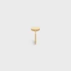 Medaille Celine Ring in Yellow Gold and Diamonds
