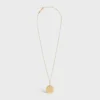 Medaille Celine Small Necklace in Yellow Gold and Diamonds Medaille Celine Small Necklace in Yellow Gold and Diamonds