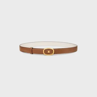 Medium 25Mm Reversible Celine Alix Belt  in Taurillon
