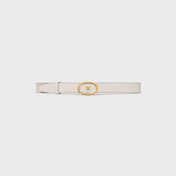 Medium 25Mm Reversible Celine Alix Belt in Taurillon Medium 25Mm Reversible Celine Alix Belt in Taurillon