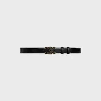 Medium 25Mm Triomphe Belt in Taurillon Leather