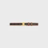 Medium 25Mm Triomphe Belt in Triomphe Canvas and Calfskin