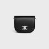 Medium Besace Triomphe in Supple Natural Calfskin Medium Besace Triomphe in Supple Natural Calfskin