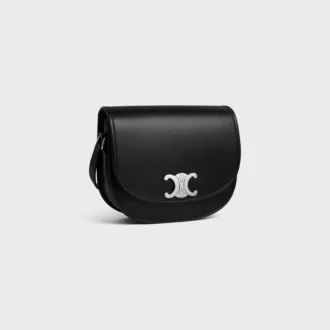 Medium Besace Triomphe in Supple Natural Calfskin