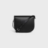 Medium Besace Triomphe in Supple Natural Calfskin Medium Besace Triomphe in Supple Natural Calfskin