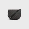 Medium Besace Triomphe in Triomphe Canvas and Calfskin Medium Besace Triomphe in Triomphe Canvas and Calfskin