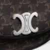 Medium Besace Triomphe in Triomphe Canvas and Calfskin Medium Besace Triomphe in Triomphe Canvas and Calfskin