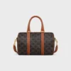 Medium Boston in Triomphe Canvas and Calfskin Medium Boston in Triomphe Canvas and Calfskin
