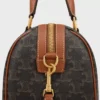 Medium Boston in Triomphe Canvas and Calfskin Medium Boston in Triomphe Canvas and Calfskin