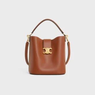 Medium Bucket Louise in Smooth Calfskin