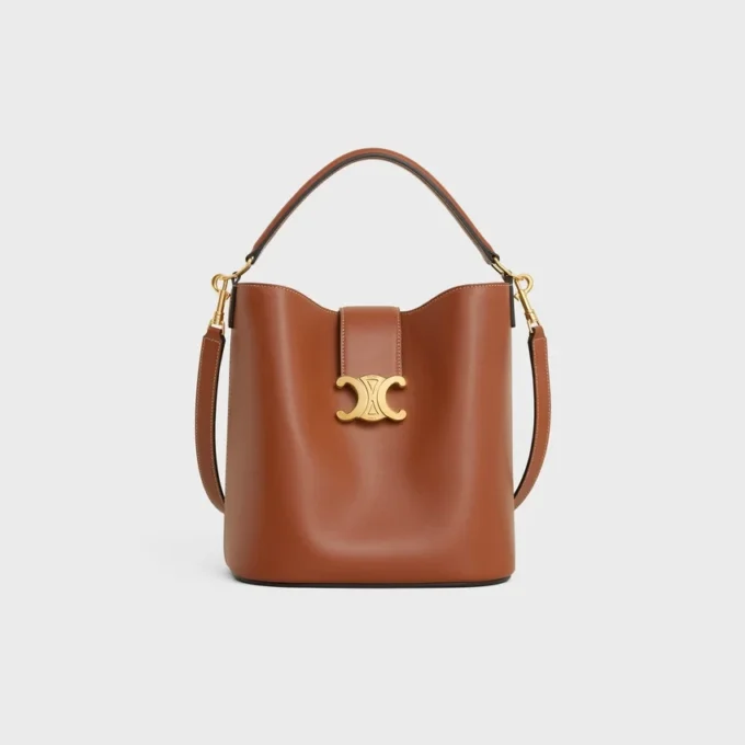 Medium Bucket Louise in Smooth Calfskin Medium Bucket Louise in Smooth Calfskin