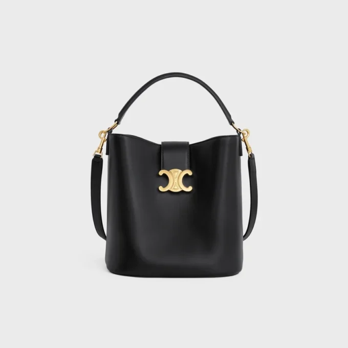 Medium Bucket Louise in Smooth Calfskin Medium Bucket Louise in Smooth Calfskin