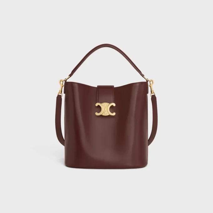 Medium Bucket Louise in Smooth Calfskin Medium Bucket Louise in Smooth Calfskin