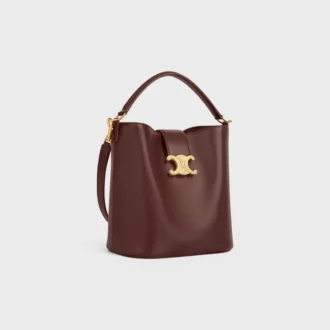 Medium Bucket Louise in Smooth Calfskin
