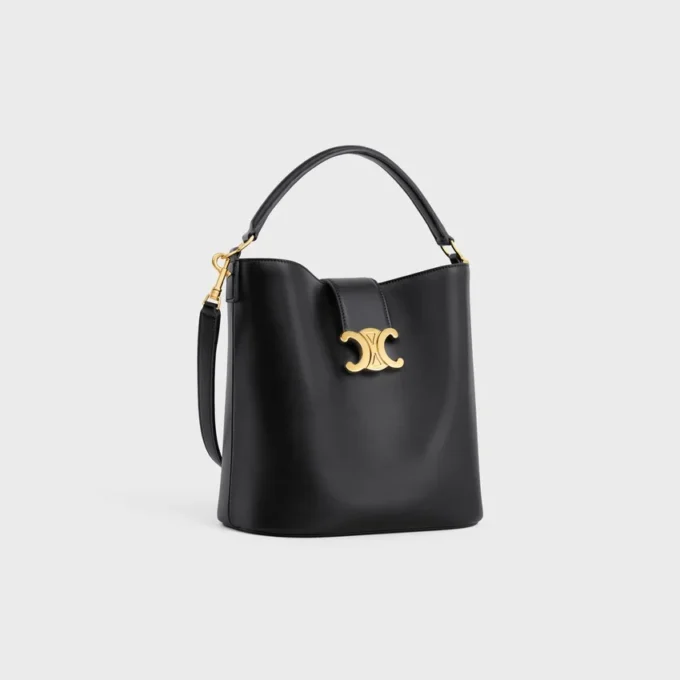 Medium Bucket Louise in Smooth Calfskin Medium Bucket Louise in Smooth Calfskin