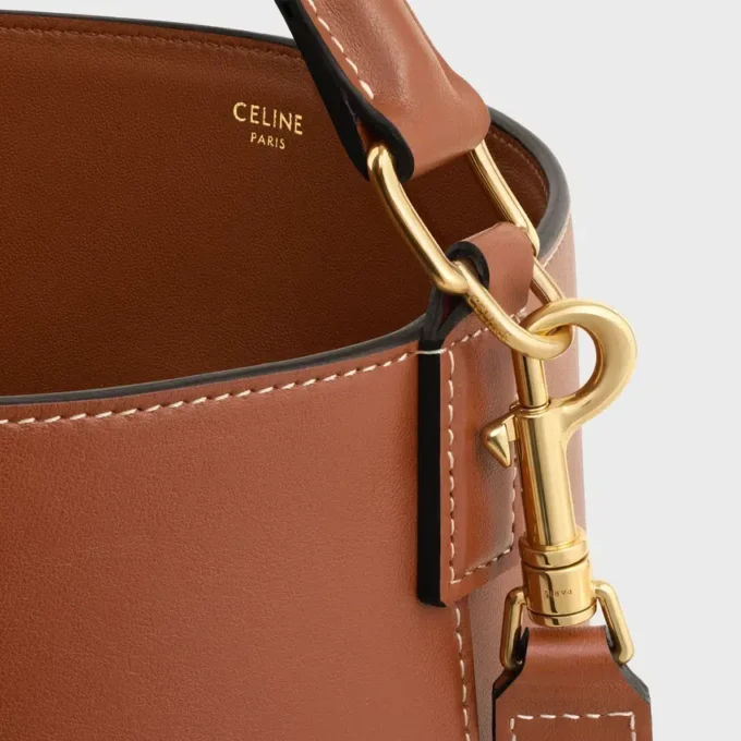 Medium Bucket Louise in Smooth Calfskin Medium Bucket Louise in Smooth Calfskin
