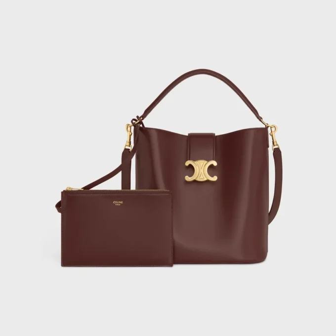 Medium Bucket Louise in Smooth Calfskin Medium Bucket Louise in Smooth Calfskin