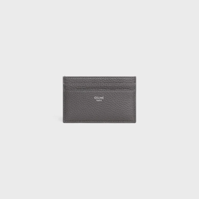 Medium Card Holder in Grained Calfskin Medium Card Holder in Grained Calfskin