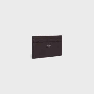 Medium Card Holder in Grained Calfskin