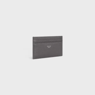 Medium Card Holder in Grained Calfskin