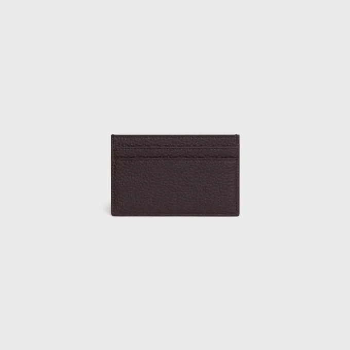 Medium Card Holder in Grained Calfskin Medium Card Holder in Grained Calfskin