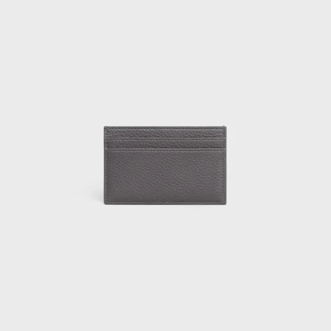 Medium Card Holder in Grained Calfskin Medium Card Holder in Grained Calfskin