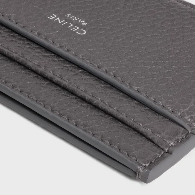 Medium Card Holder in Grained Calfskin Medium Card Holder in Grained Calfskin