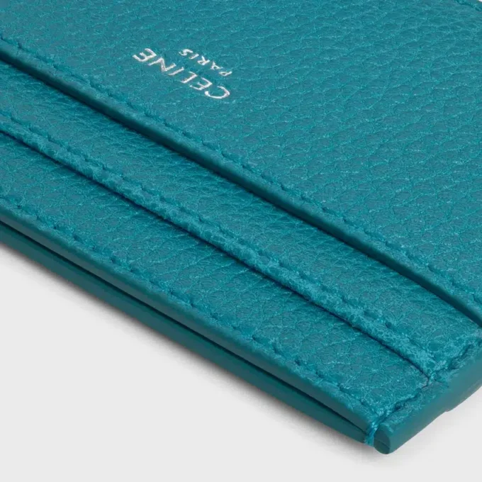 Medium Card Holder in Grained Calfskin Medium Card Holder in Grained Calfskin