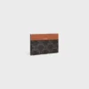 Medium Card Holder in Triomphe Canvas and Calfskin Medium Card Holder in Triomphe Canvas and Calfskin