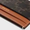 Medium Card Holder in Triomphe Canvas and Calfskin Medium Card Holder in Triomphe Canvas and Calfskin