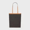 Medium Flat Shopper in Triomphe Canvas Medium Flat Shopper in Triomphe Canvas