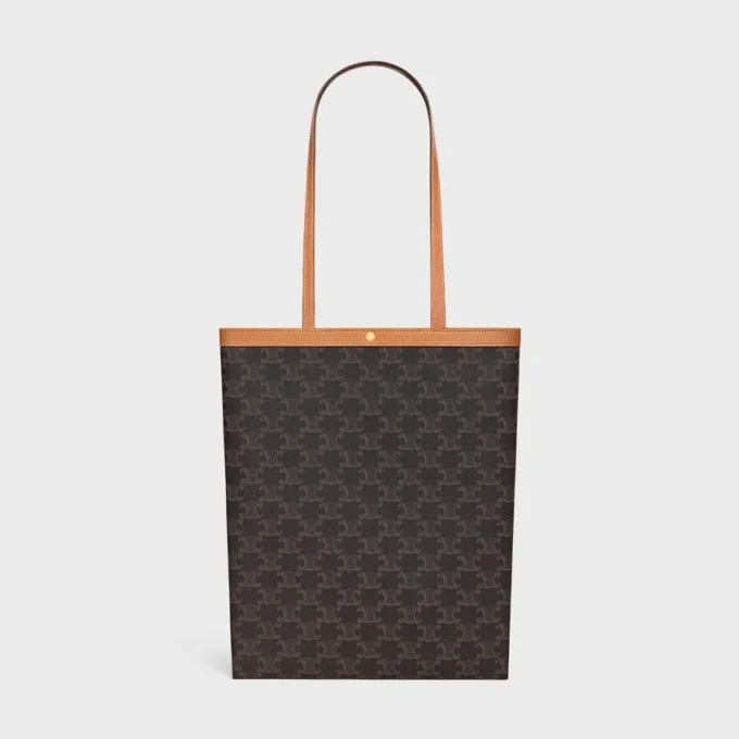 Medium Flat Shopper in Triomphe Canvas Medium Flat Shopper in Triomphe Canvas