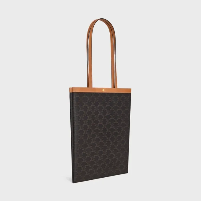 Medium Flat Shopper in Triomphe Canvas Medium Flat Shopper in Triomphe Canvas