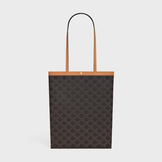 Medium Flat Shopper in Triomphe Canvas Medium Flat Shopper in Triomphe Canvas