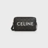 Medium Messenger Bag in Triomphe Canvas with Celine Print