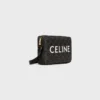 Medium Messenger Bag in Triomphe Canvas with Celine Print