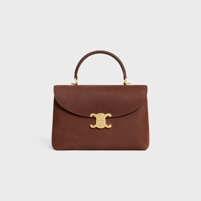 Medium Nino Bag in Grained Nubuck Calfskin Medium Nino Bag in Grained Nubuck Calfskin