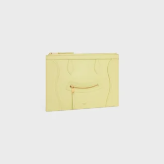 Medium Pouch in Glossy Calfskin