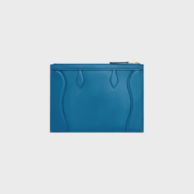 Medium Pouch in Glossy Calfskin Medium Pouch in Glossy Calfskin