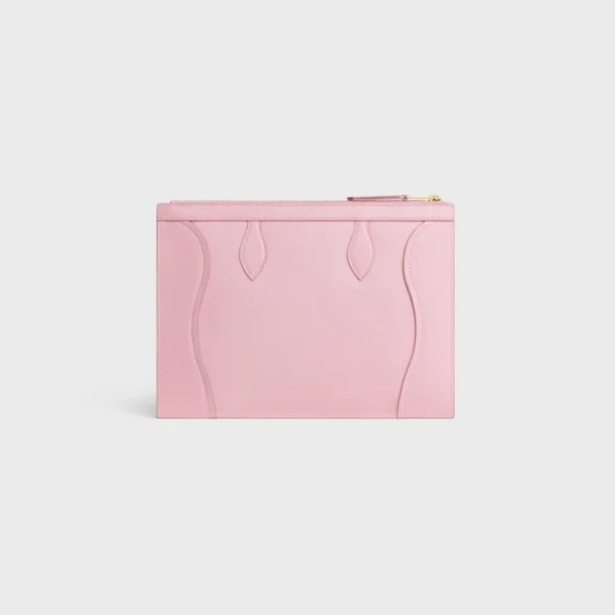 Medium Pouch in Glossy Calfskin Medium Pouch in Glossy Calfskin
