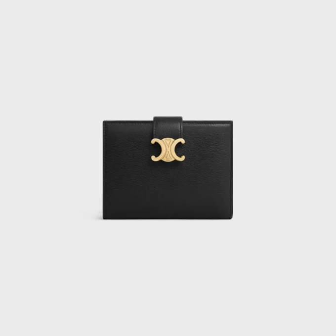 Medium Strap Wallet Nino in Supple Grained Calfskin Medium Strap Wallet Nino in Supple Grained Calfskin