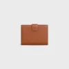 Medium Strap Wallet Nino in Supple Grained Calfskin
