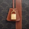 Medium Travel Bag in Triomphe Canvas and Calfskin Medium Travel Bag in Triomphe Canvas and Calfskin